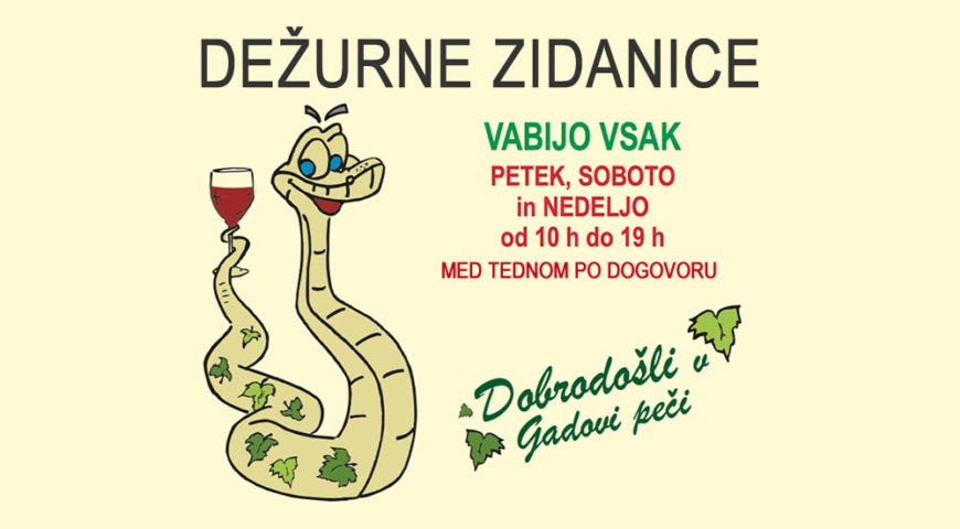 Dežurne zidanice V-TD GADOVA PEČ 14.7.2017 do 20.7.2017